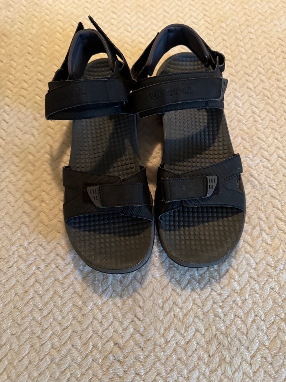 Merrell Men's‎ Cedrus Convert 3 hiking  Black Open-Toe Velcro Sport Sandals 11